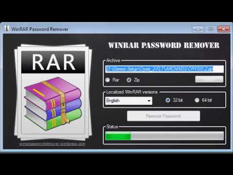 how to crack winrar passwords